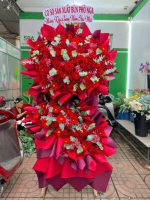 kệ hoa khai trương quận 3