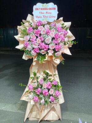 kệ hoa khai trương đẹp