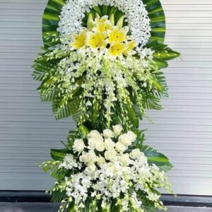 Vòng Hoa Chia Buồn – CB003 | Kính Viếng