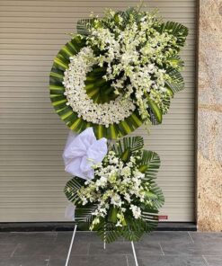 Vòng Hoa Chia Buồn – CB004 | Thành Kính Tiễn Biệt