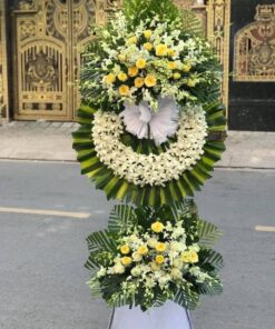 Vòng Hoa Chia Buồn – CB005 | Chia Buồn Sâu Sắc