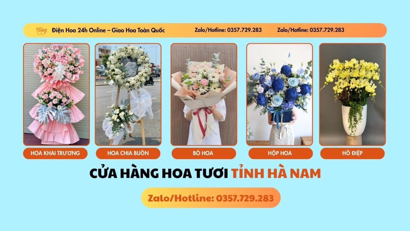 Cửa Hàng Hoa Tươi Tỉnh Hà Nam - Thành Phố Phủ Lý