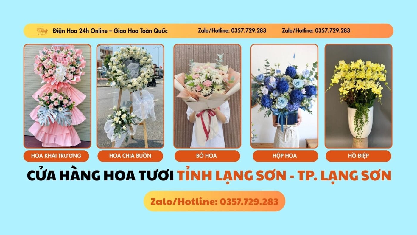 Cửa Hàng Hoa Tươi Tỉnh Lạng Sơn - TP. Lạng Sơn