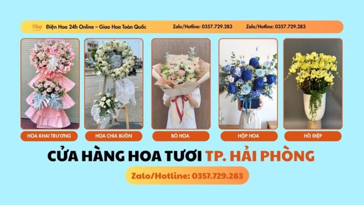 Cửa hàng hoa tươi TP. Hải Phòng