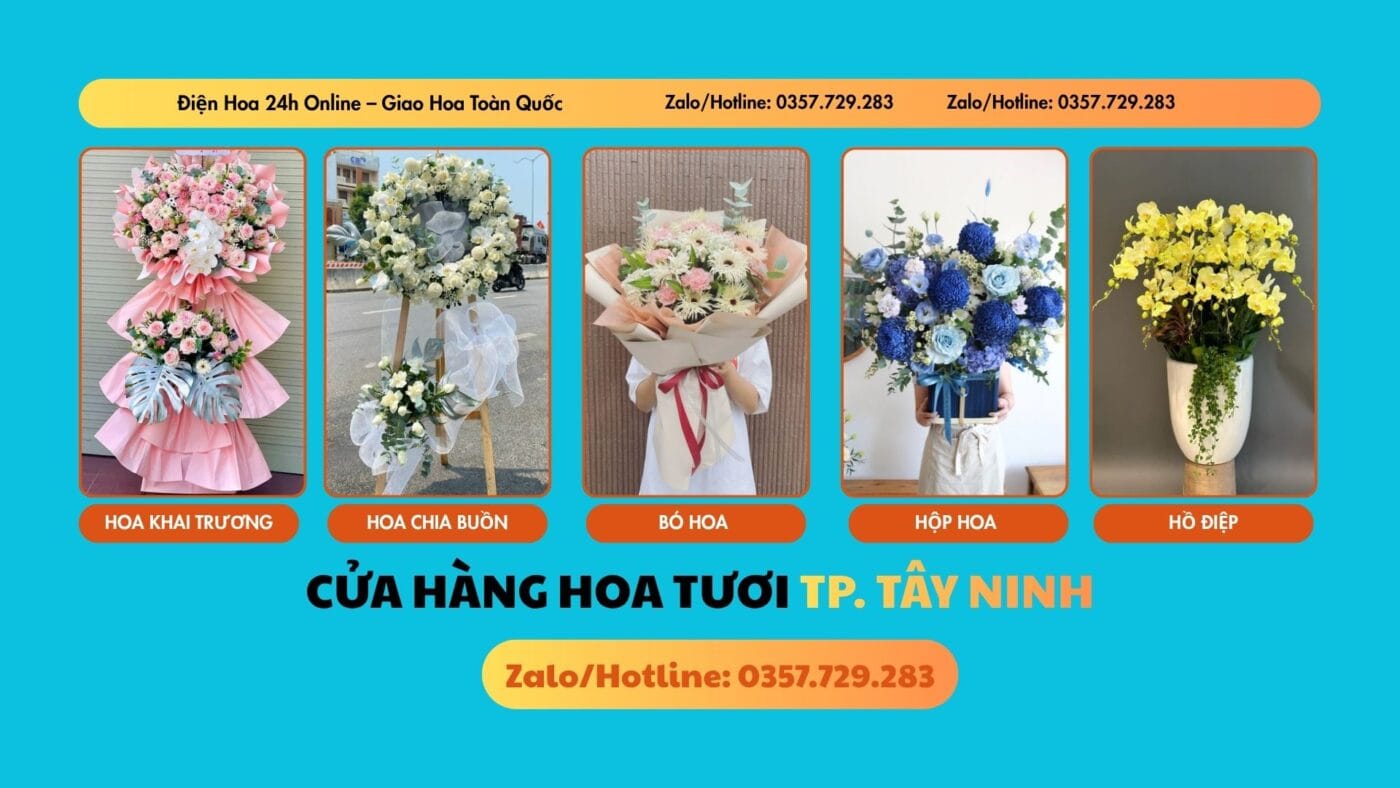 Cửa hàng hoa tươi TP. Tây Ninh