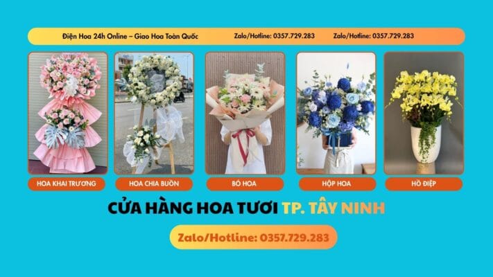 Cửa hàng hoa tươi TP. Tây Ninh