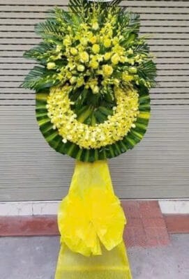 vòng hoa tang lễ tân phú hồ chí minh