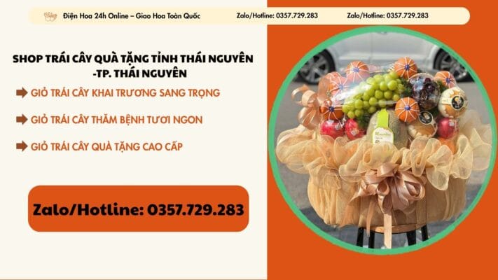 Shop Trái Cây Quà Tặng Tỉnh Thái Nguyên -TP. Thái Nguyên