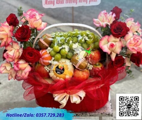 Giỏ trái cây viếng tang lễ (Giỏ chia buồn)