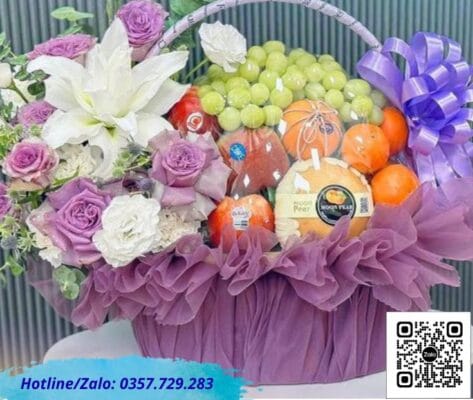 Giỏ trái cây chia buồn (Viếng tang lễ)