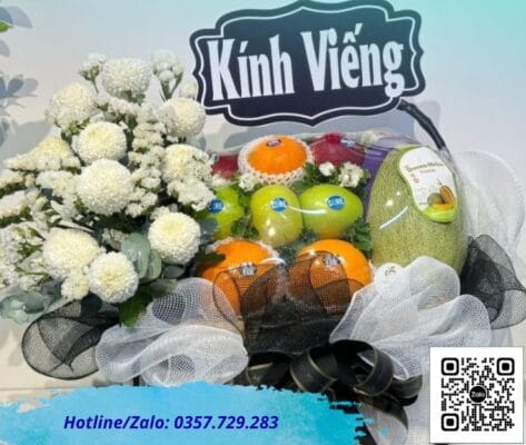 Giỏ trái cây viếng đám tang (Giỏ chia buồn)