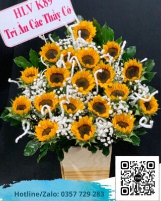 hộp hoa khai trương hh011