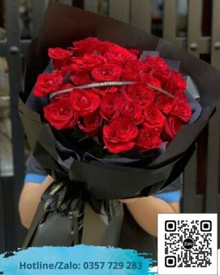  hộp hoa hồng hh012 sang trọng